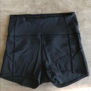Lululemon high waisted spandex shorts